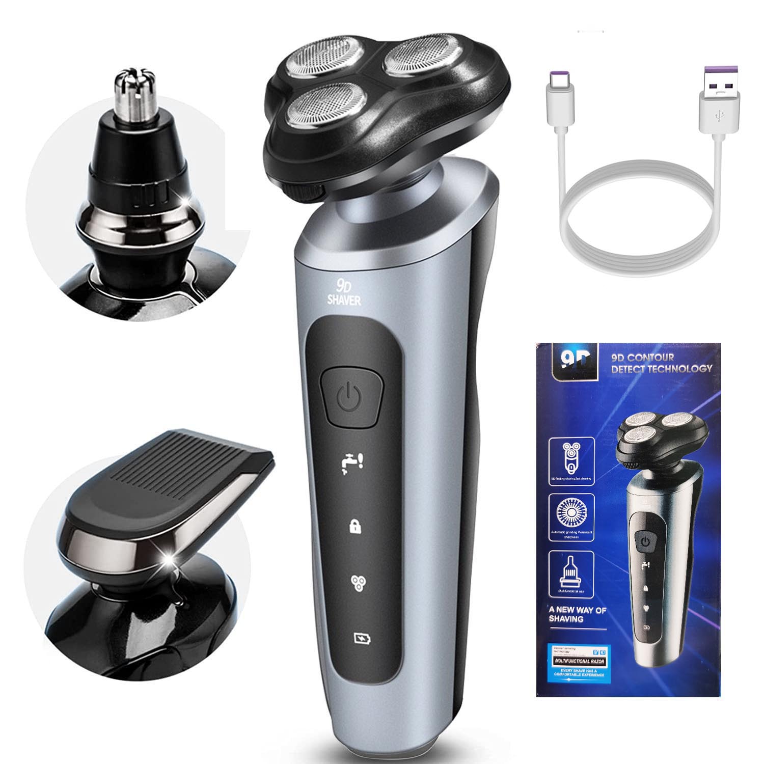 Men Grooming Full Body - Alat Cukur Elektrik Pria Baru USB