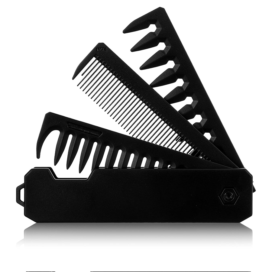 Men'S Grooming Brush - Sisir Rambut 3 in 1 untuk