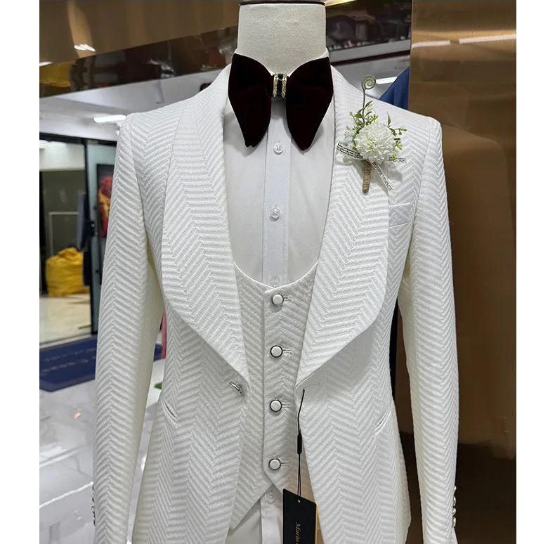 Men'S Grooming For Engagement - Setelan Pria 3 Potong Setelan Formal