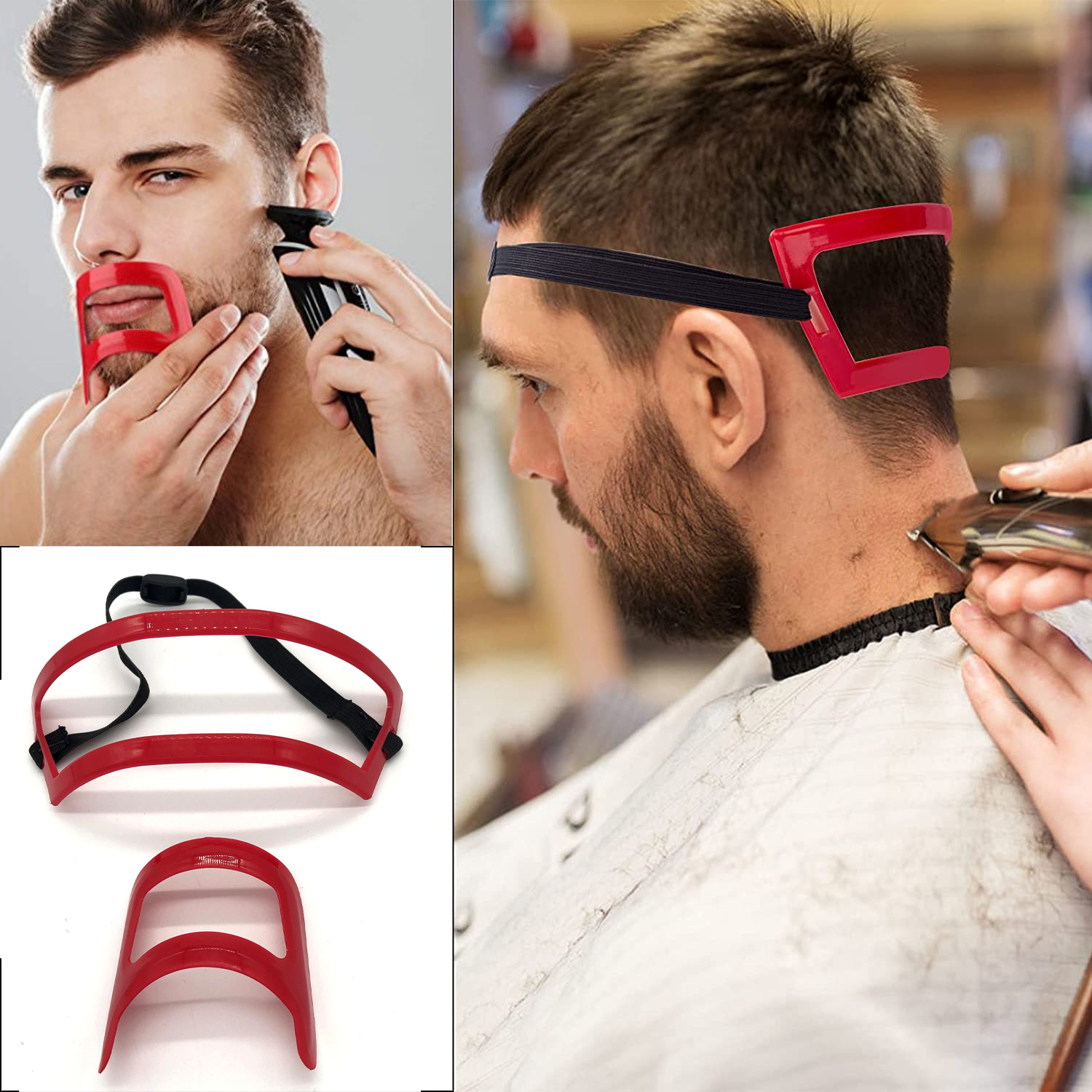 2/4 buah sisir pemangkas rambu - Men'S Grooming Salon ulasan dan harga