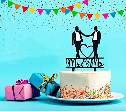 Puncak Kue Mr & Mr, Dekorasi P - Men'S Grooming For Engagement ulasan dan harga