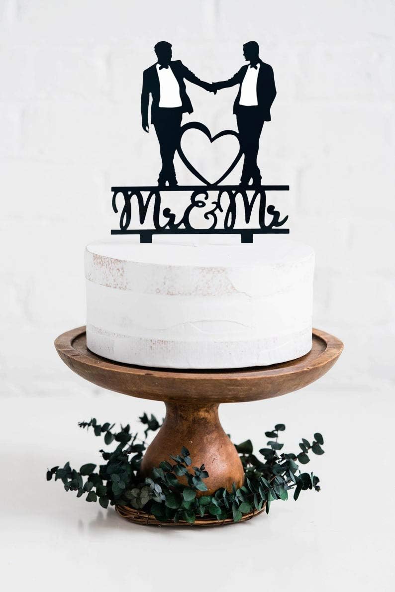 Puncak Kue Mr & Mr, Dekorasi P - Men'S Grooming For Engagement ulasan dan harga