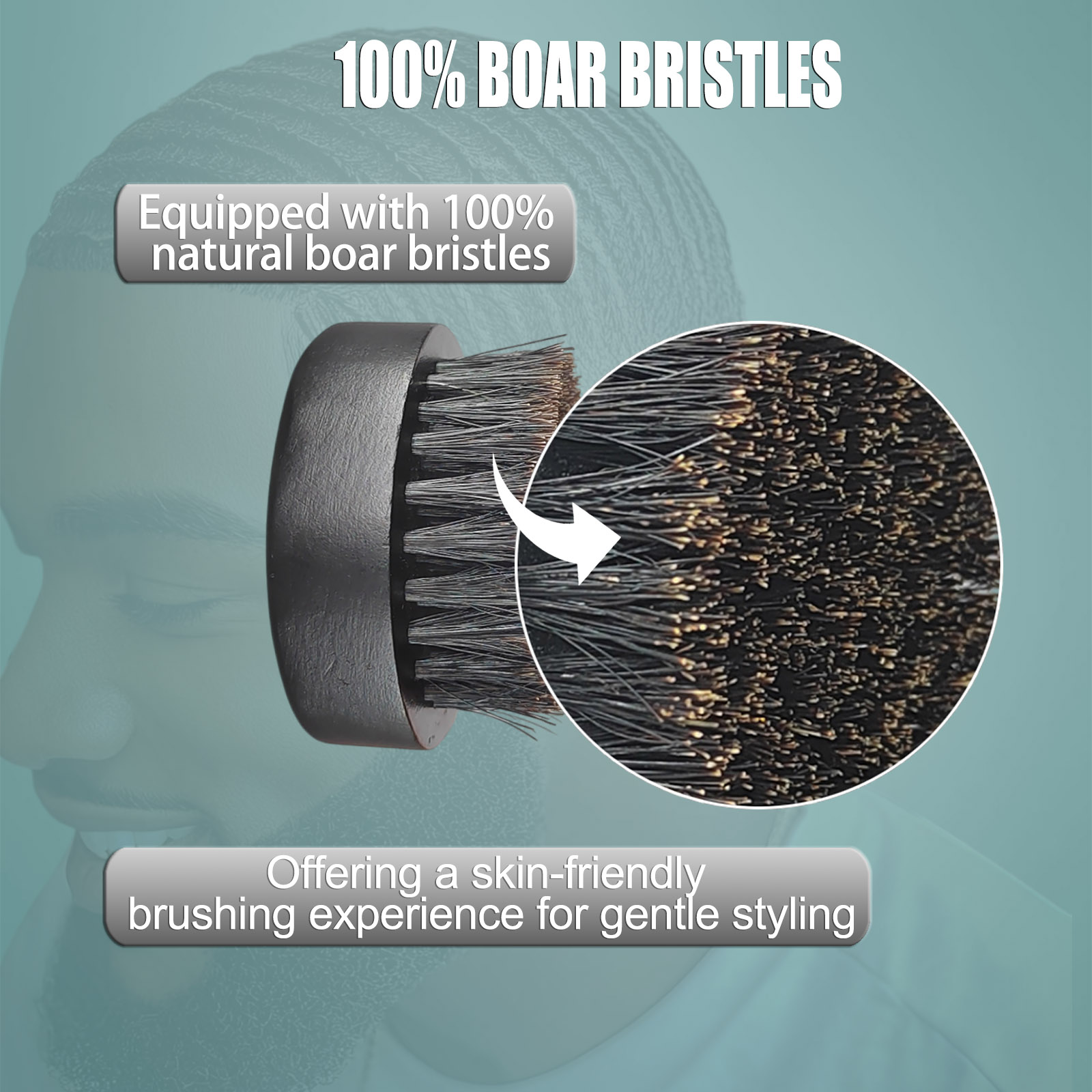 Sikat Jenggot Bulat untuk Pria - Men'S Grooming Brush ulasan dan harga