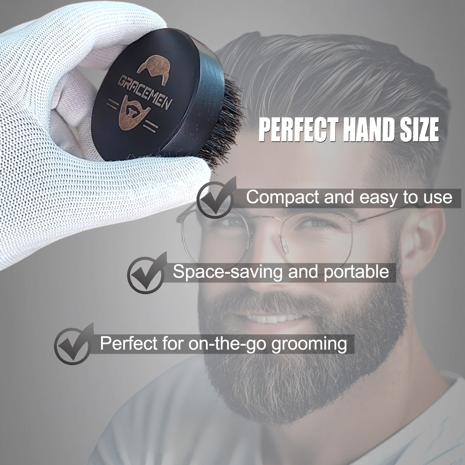 Sikat Jenggot Bulat untuk Pria - Men'S Grooming Brush ulasan dan harga