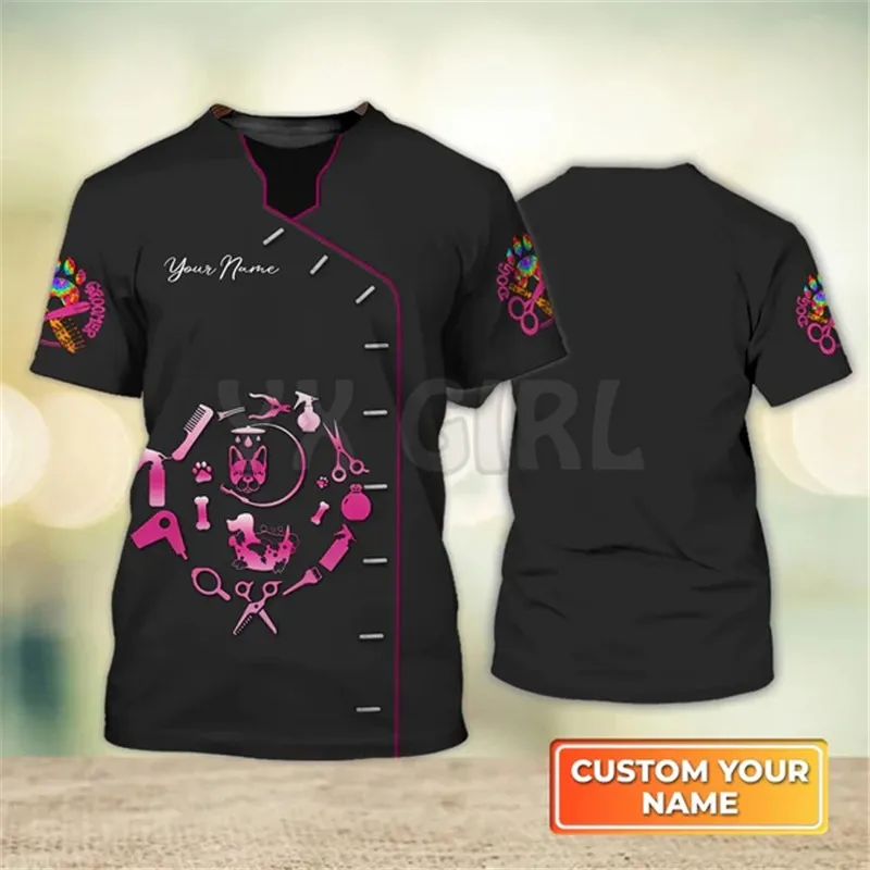 Kaos 3D Summer Dog Groomer Pro - Men'S Grooming Salon ulasan dan harga