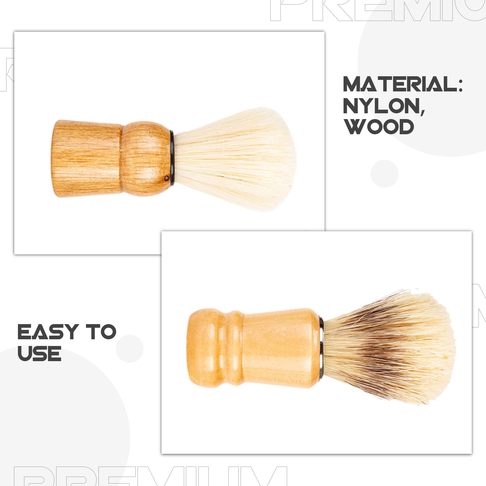 2Pcs Sikat Jenggot untuk Pria, - Men'S Grooming Brush ulasan dan harga