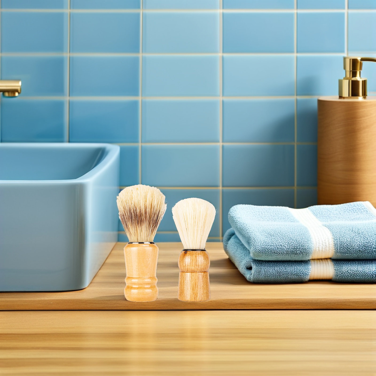 2Pcs Sikat Jenggot untuk Pria, - Men'S Grooming Brush ulasan dan harga