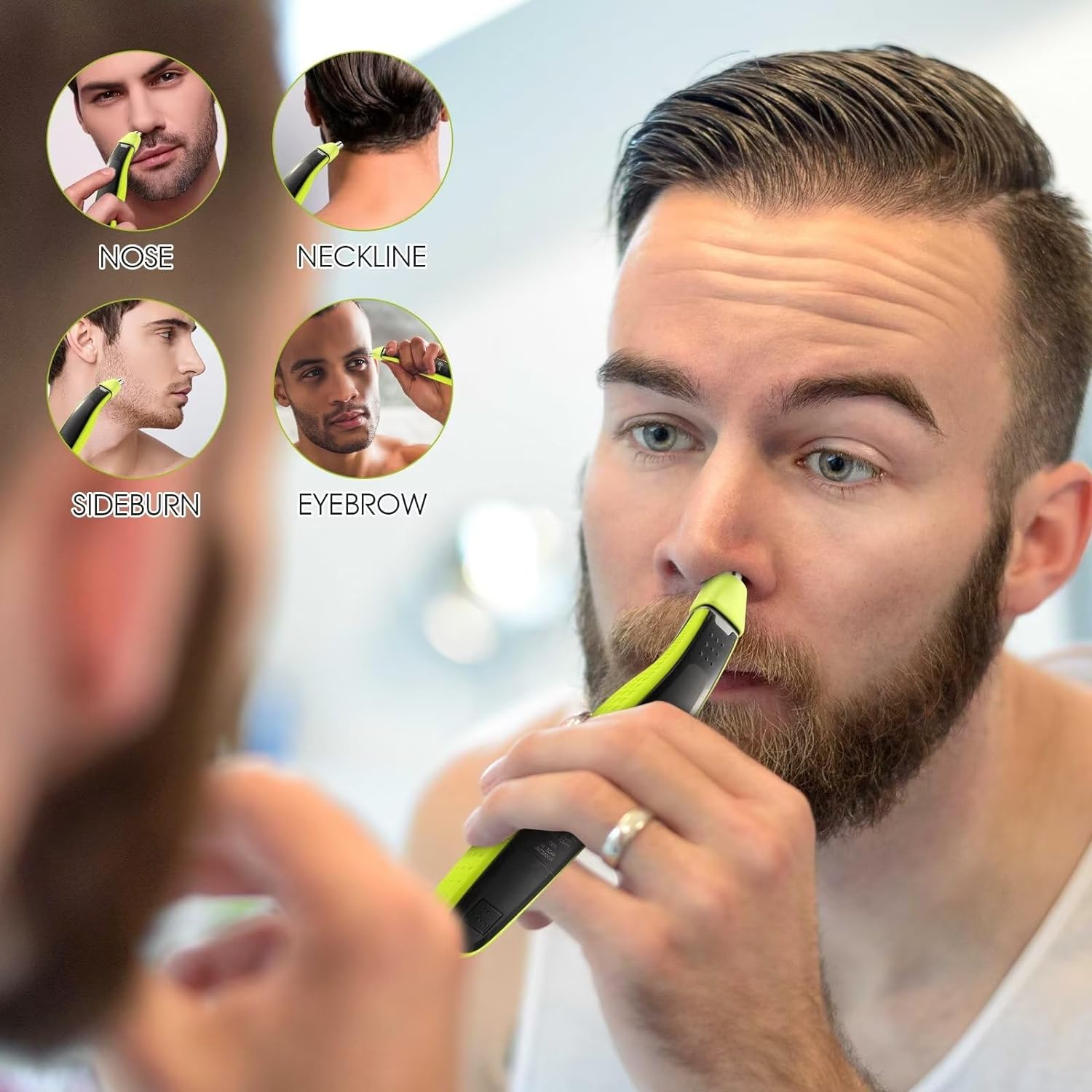 YUKU pencukur elektrik hibrida - Men'S Grooming Salon ulasan dan harga
