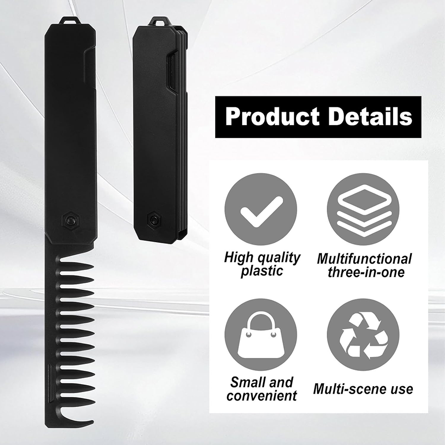 Sisir Rambut 3 in 1 untuk Perj - Men'S Grooming Brush ulasan dan harga