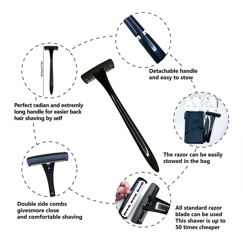 Pencukur Punggung Gagang Panja - Men Grooming Full Body ulasan dan harga